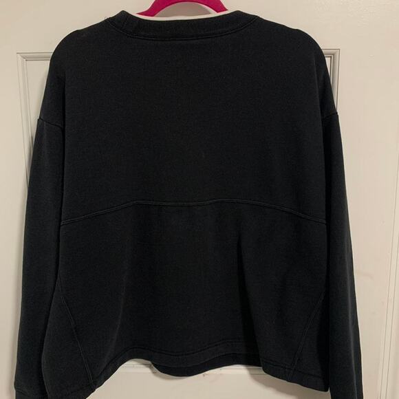 Nike Black Crewneck Sweatshirt with white accents size XL - Picture 4 of 5